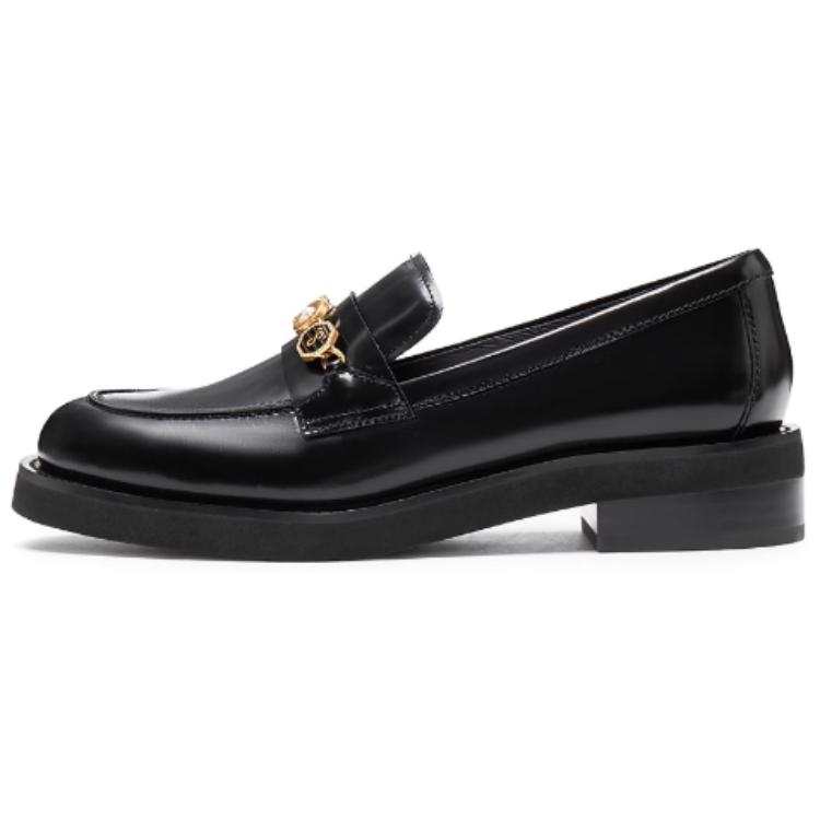 Staccato Four Pence, Jazz Cow Leather Loafers 3.5cm Women's