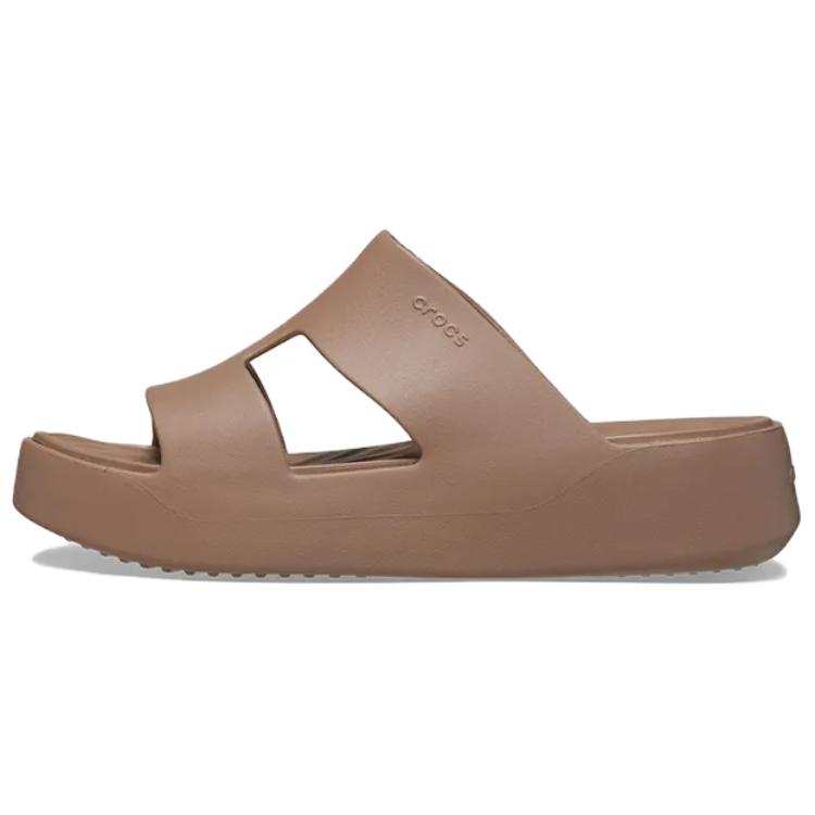 Crocs Slip Resistant Cushioning Slide Slippers Women's Brown