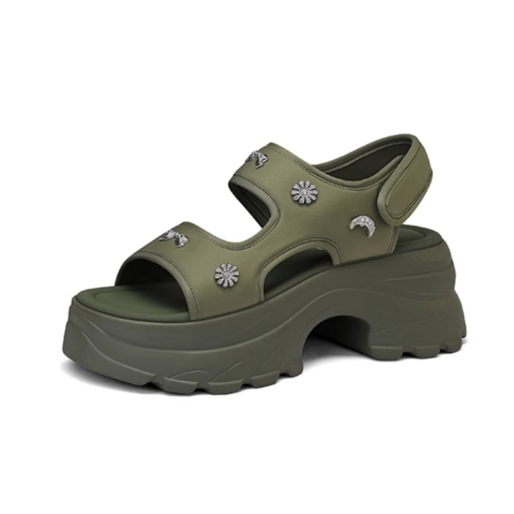 JESSICA SOPHIA Satin One Strap Sandals Women's