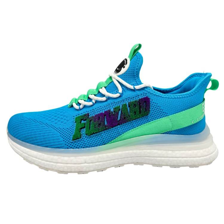 QIANJIN Slip Resistant, Abrasion Resistant, Breathable Low top Casual Shoes Men's Blue