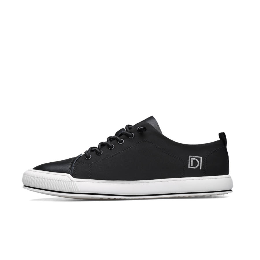 D:FUSE SCANDINAVIA D FUSE SCANDINAVIA Textile, Cow Leather Slip Resistant Slip Resistant Low top Skateboard Shoes Men's