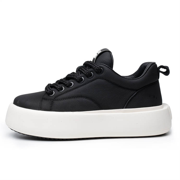 YEDANI Top Grain Cow Leather Low top Skateboard Shoes Unisex