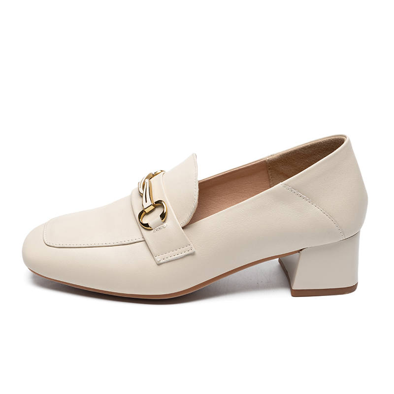 ZHR Cow Leather Casual Shoes 4.5cm Women's