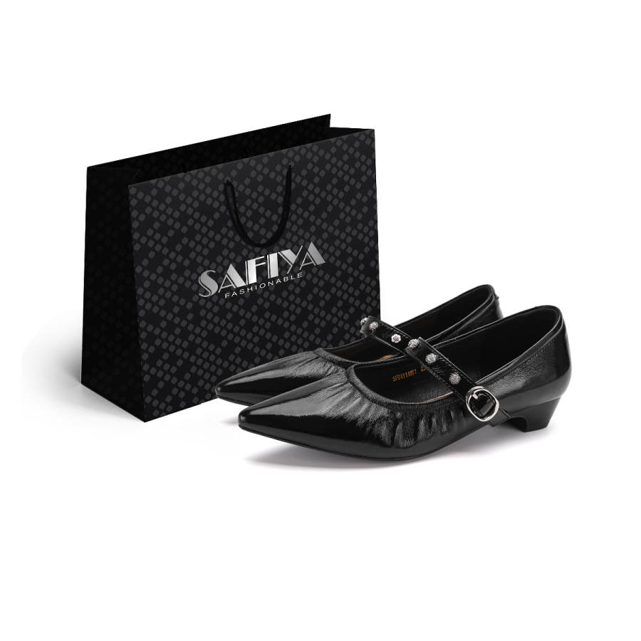 SAFIYA Mary Jane Shoes Women's Beige