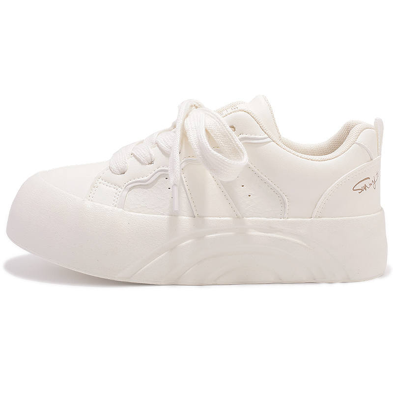 ZHANGXIAOJIE Pu Low top Skateboard Shoes Women's Beige