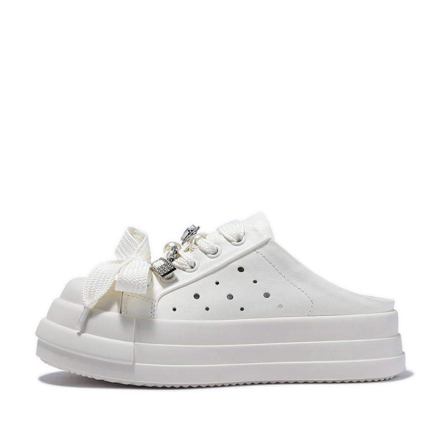 BELLALILY Rubber Sole Abrasion Resistant Closed Toe Slippers Women's