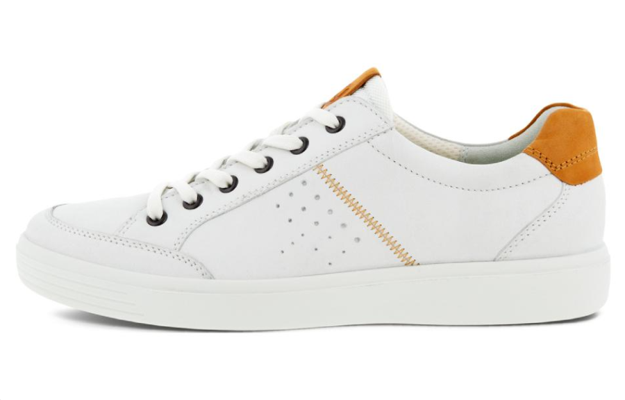 Ecco Ecco Leather Low top Skateboard Shoes Men's White