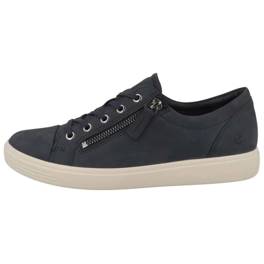 Ecco Classic W Slip Resistant Low top Skateboard Shoes Women's Blue