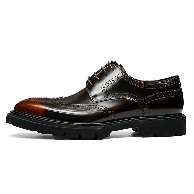 ASTON M.JAZZ Top Grain Cow Leather Men's Casual Shoes Men's