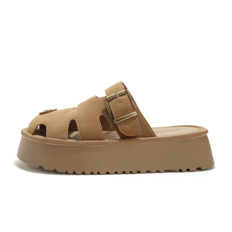 Mulinsen Abrasion Resistant Abrasion Resistant Closed Toe Slippers Women's