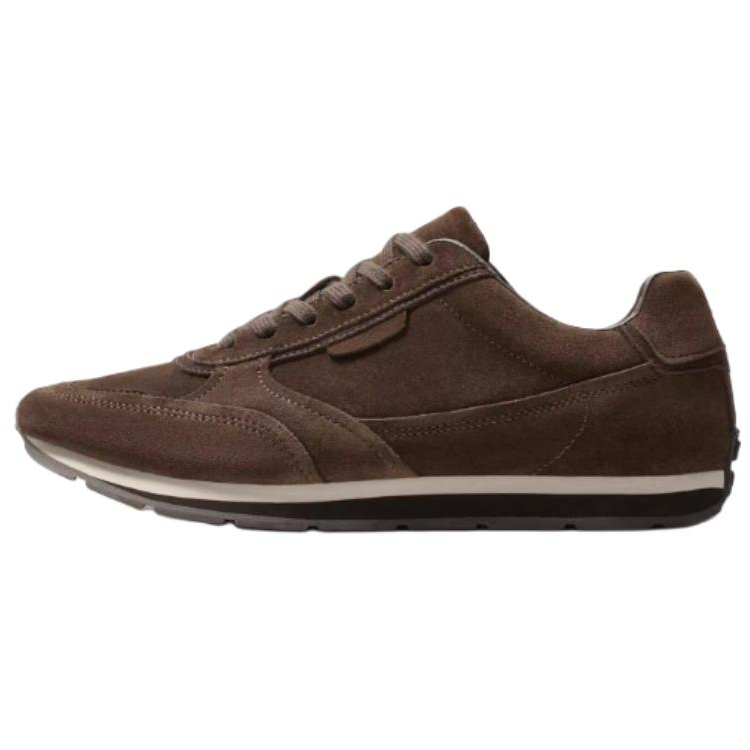 ZARA Cow Leather Low top Casual Shoes Men's Brown