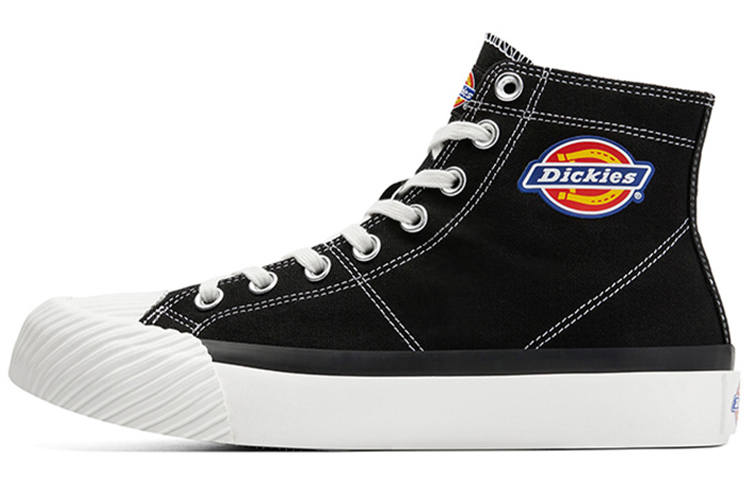 Dickies Abrasion Resistant High top Canvas Shoes Unisex Black