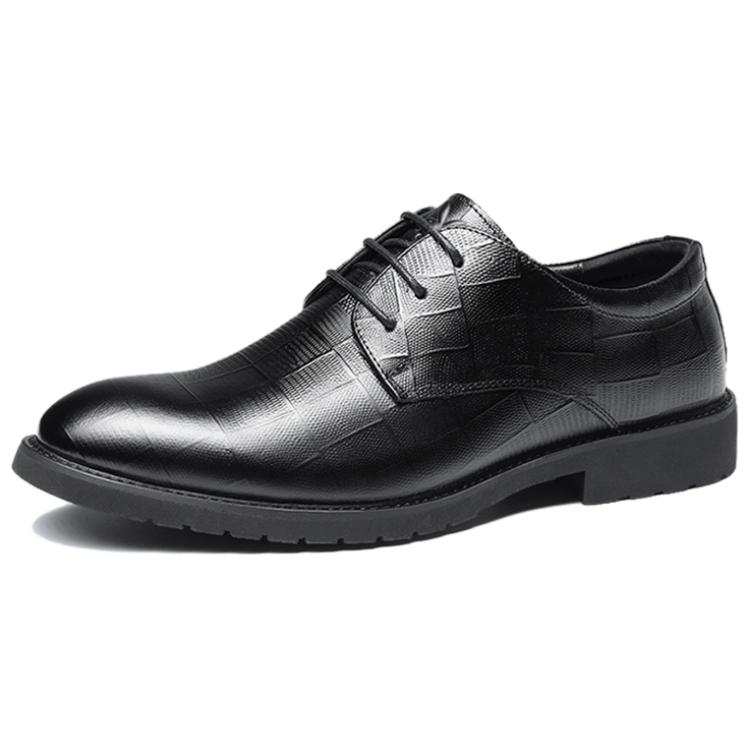 Playboy Leather Dress Shoes Men's Black