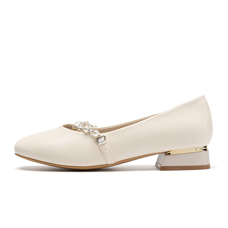 ZHR Chunky Heel Mary Jane Shoes Women's