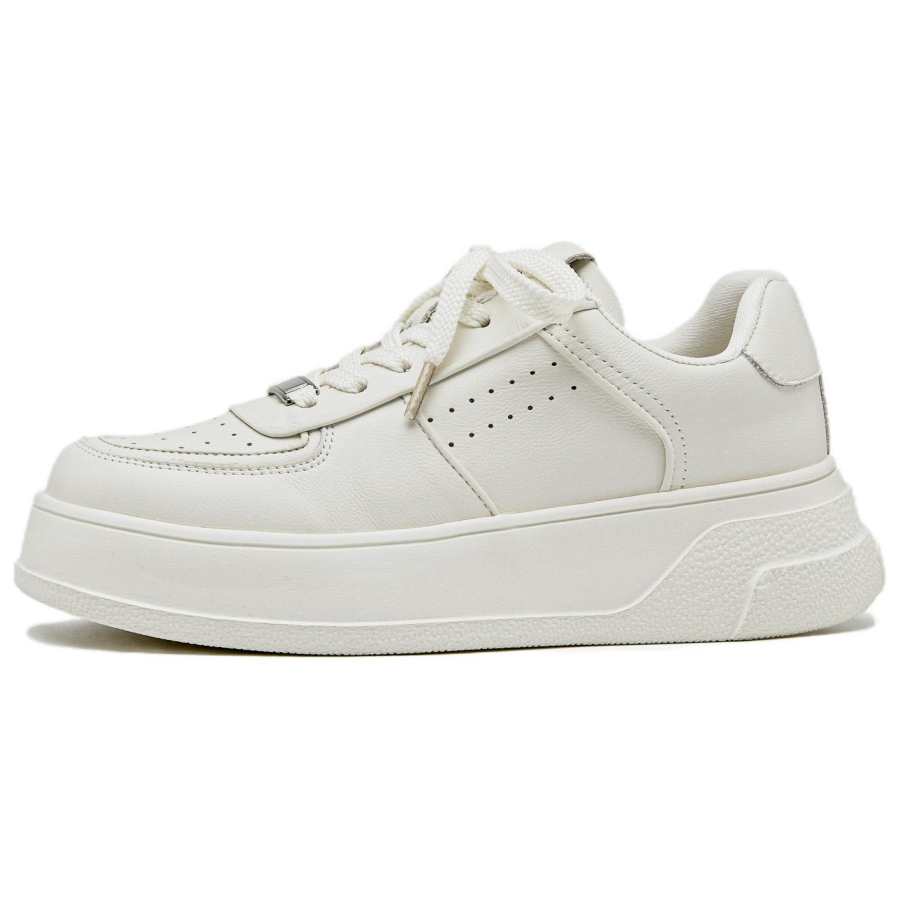 Beau Today Stylish Skateboarding Shoes Women's Ecru