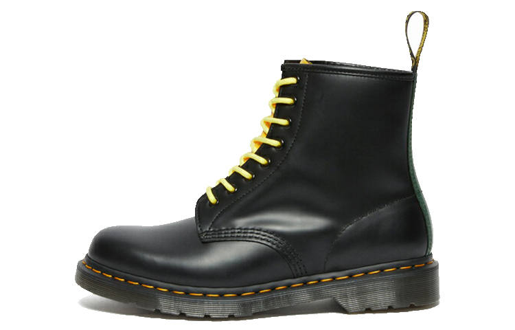 Dr.Martens Dr. Martens 1460 Contrast Smooth Leather Lace Up Boots 'Black'