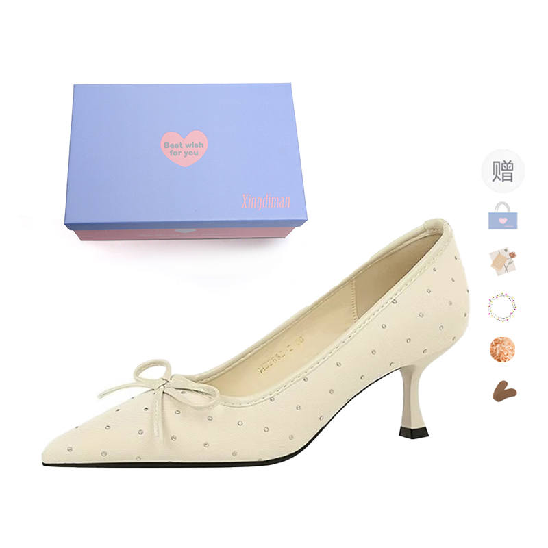 Xingdiman Pu Slim Heel High Heels Women's