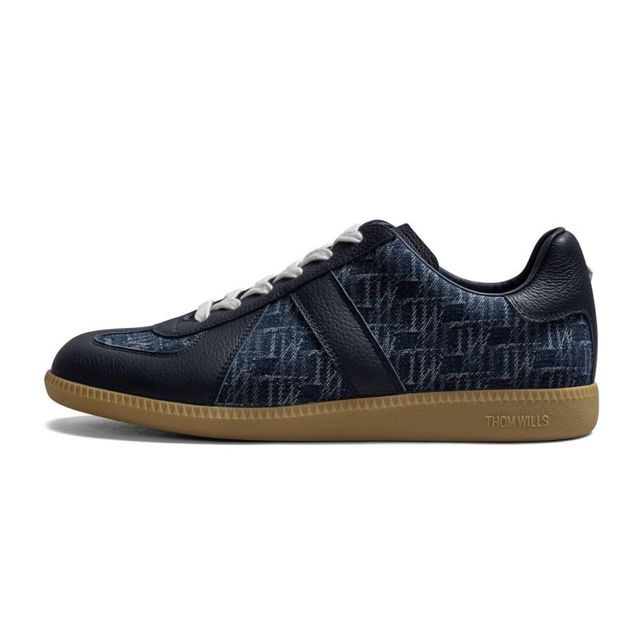 THOM WILLS Casual Versatile Sports Vintage German Army Trainers Low top Skateboard Shoes Men's