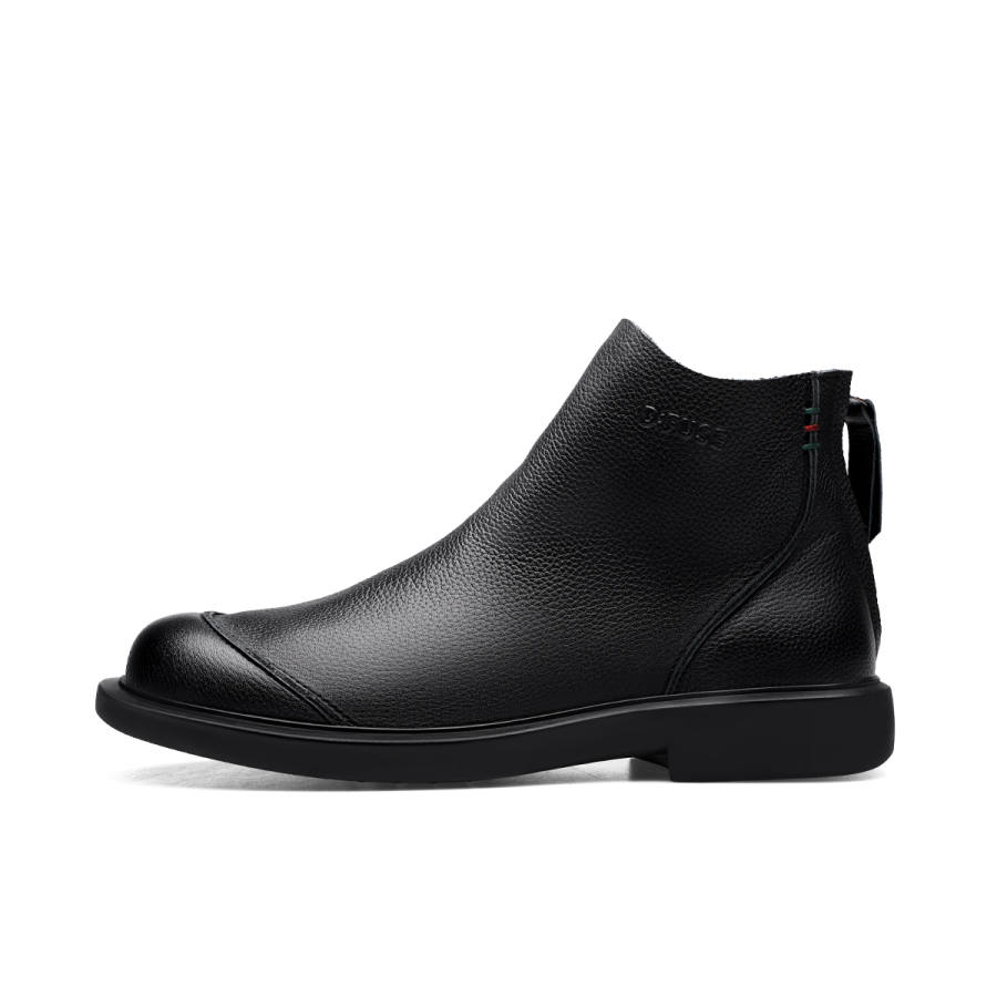 D:FUSE SCANDINAVIA D FUSE SCANDINAVIA Cow Leather Ankle Boots Men's Black