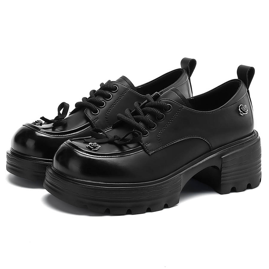 D:FUSE SCANDINAVIA D FUSE SCANDINAVIA Synthetic Leather Casual Shoes Women's Black