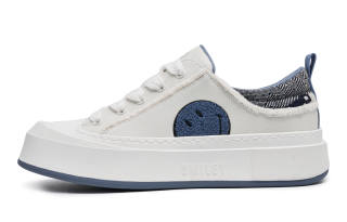 SMILEY Canvas Stylish Skateboarding Shoes Men's