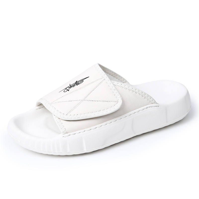 KACHILANG Slide Slippers Men's White/Black/Green