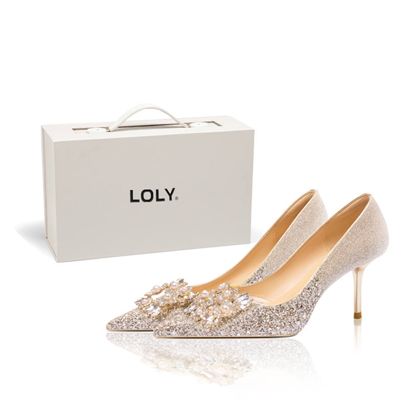 LOLY Wedding Shoes Women's Gold