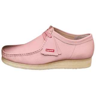 Clarks x Supreme Originals WALLABEE Low top Casual Shoes Unisex Pink