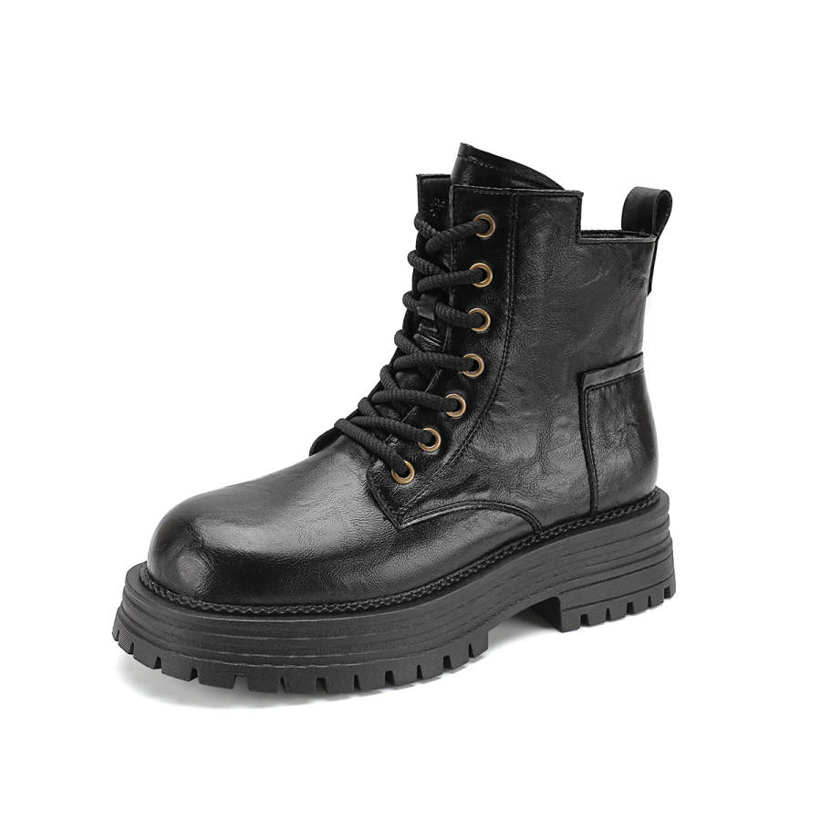 FOXER FOXER Short Combat Boots Women's Black