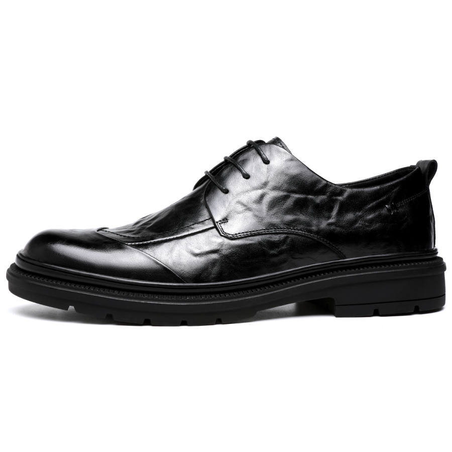 FAPAI Top Grain Cow Leather Casual Shoes Men's