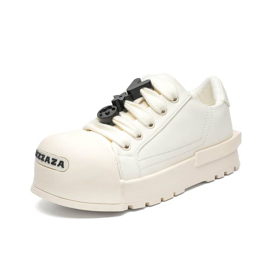 KACHILANG Cow Split Leather Low top Casual Shoes Unisex