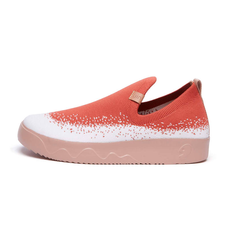U.IN Painted Travel Shoes Fuertventura 1 Year Of The Dragon Red Collection Lightweight Breathable