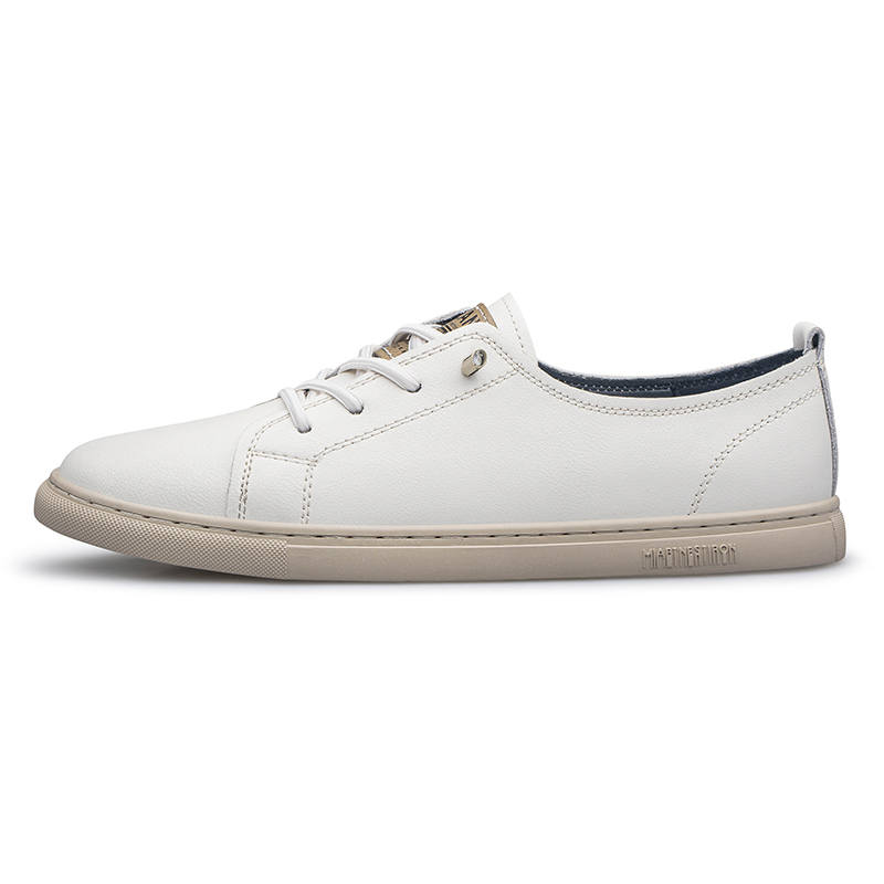 DAOTUSEN Cow Leather Low top Skateboard Shoes Men's