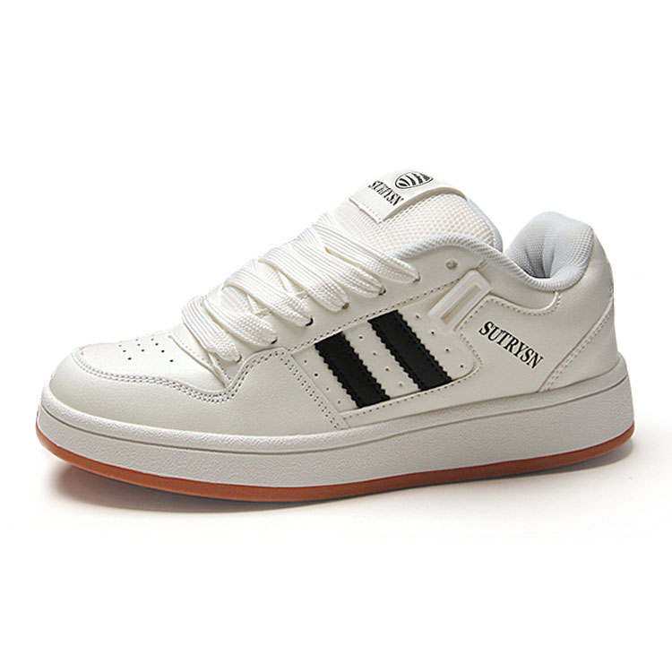 YIYA Synthetic Leather Height Increasing Low top Skateboard Shoes Unisex