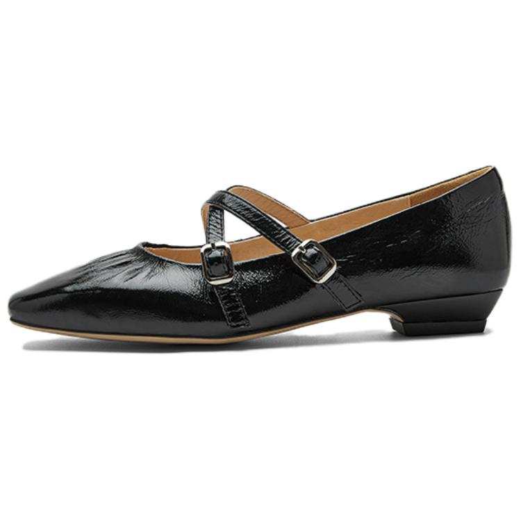 NINE WEST Cow Leather Mary Jane Shoes Women's