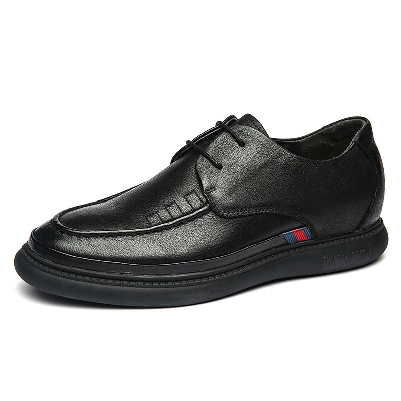 KAISER Cow Leather Casual Shoes Men's Black