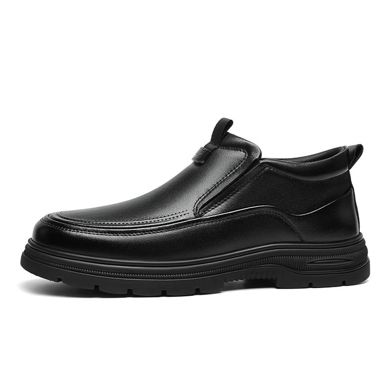 SEPTWOLVES Top Grain Cow Leather Fleece Lined Commute Versatile, Comfortable, And Trendy Individual Old Money Style