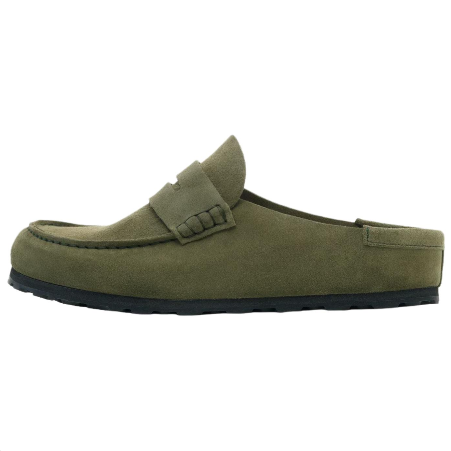 Birkenstock EVA Abrasion Resistant Closed Toe Slippers Unisex Green Narrow