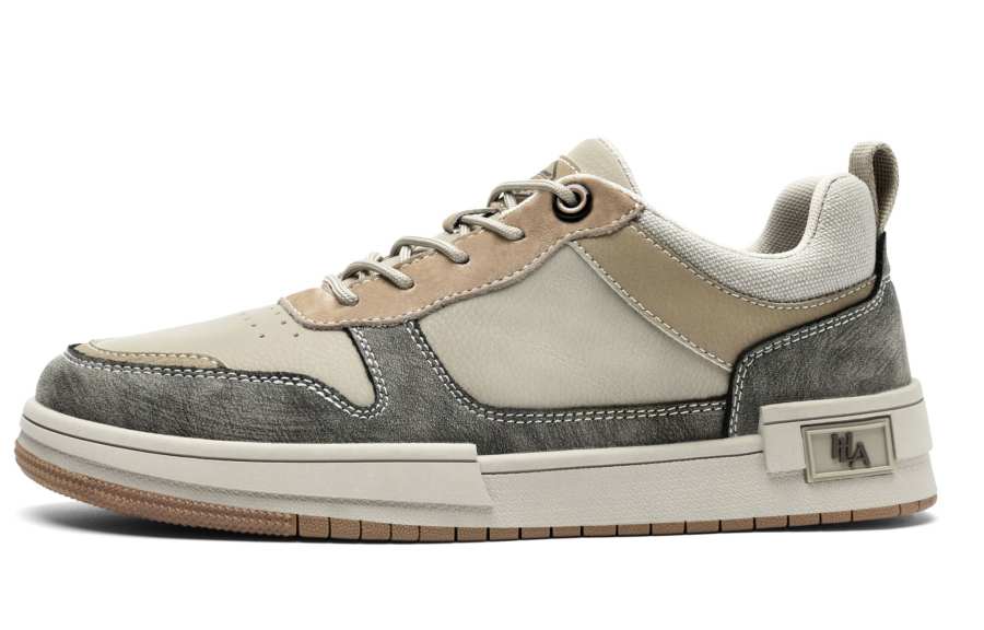 HLA Pigskin Slip Resistant Abrasion Resistant Slip Resistant Abrasion Resistant Low top Skateboard Shoes Men's