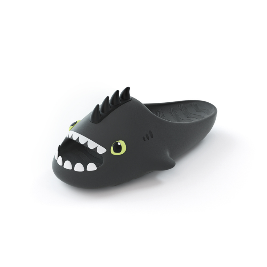 HelloSlippers HelloSlippers Shark Sharkicks Nightwing Dragon, Slide Slippers Unisex