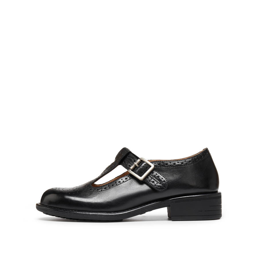 Staccato Vintage Archives Cow Leather Mary Jane Shoes Women's