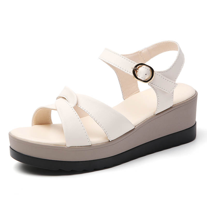 Reivantix One Strap Sandals 6.5cm Women's Beige