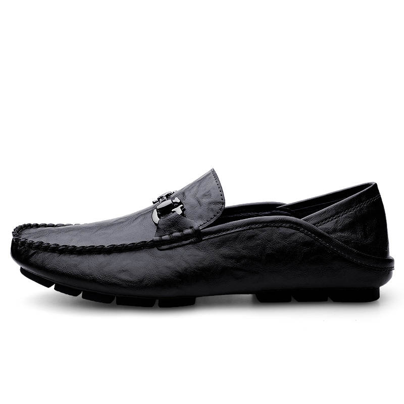 GONGNIULEITING Cow Leather Casual Shoes Men's