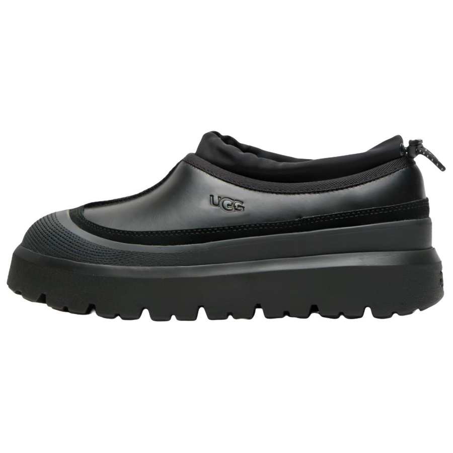 UGG Tasman Weather Hybrid Leather Low top Casual Shoes Unisex Black