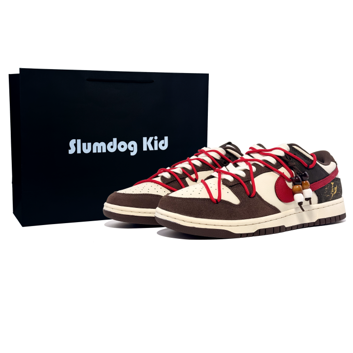 Nike Nike Dunk Abrasion Resistant Low top Skateboard Shoes Men's Beige Pink