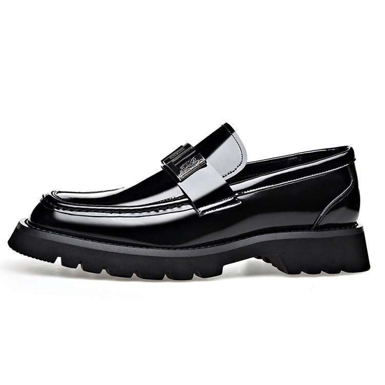 YEDANI Cow Leather Casual Shoes Men's Black