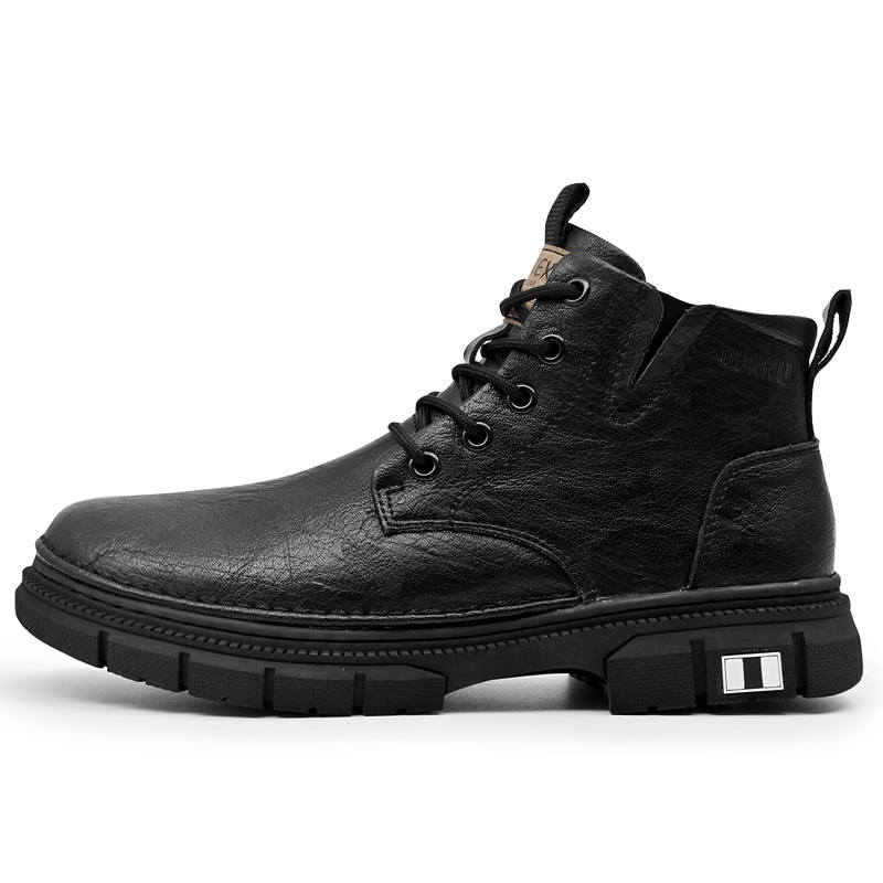 DUNNU DUNNU Combat Boots Men's Black