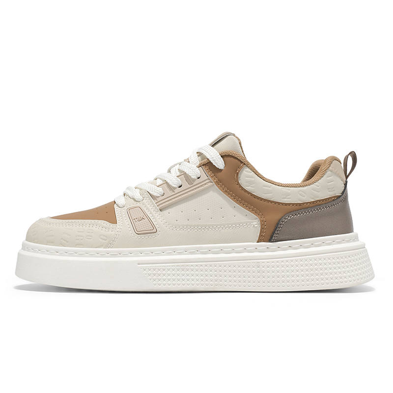 CAMOSI Artificial Leather Breathable Low top Skateboard Shoes Men's