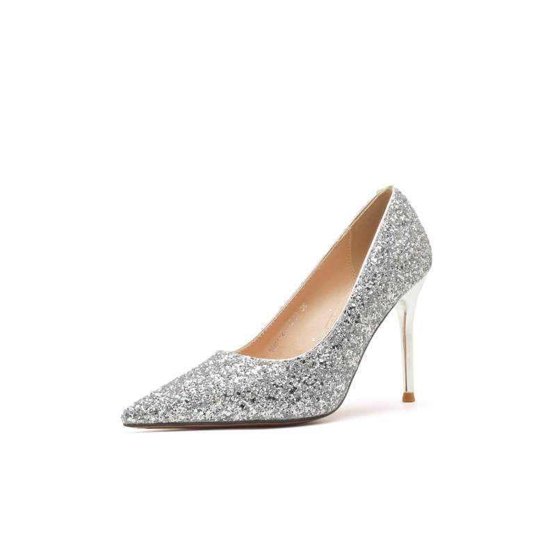ZUOMILUO Pu Slim Heel High Heels Women's