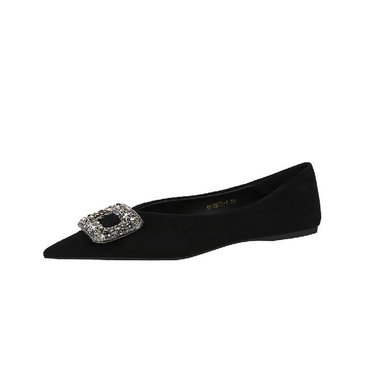 BIGTREE BIGTREE Suede Casual Shoes Women's Black